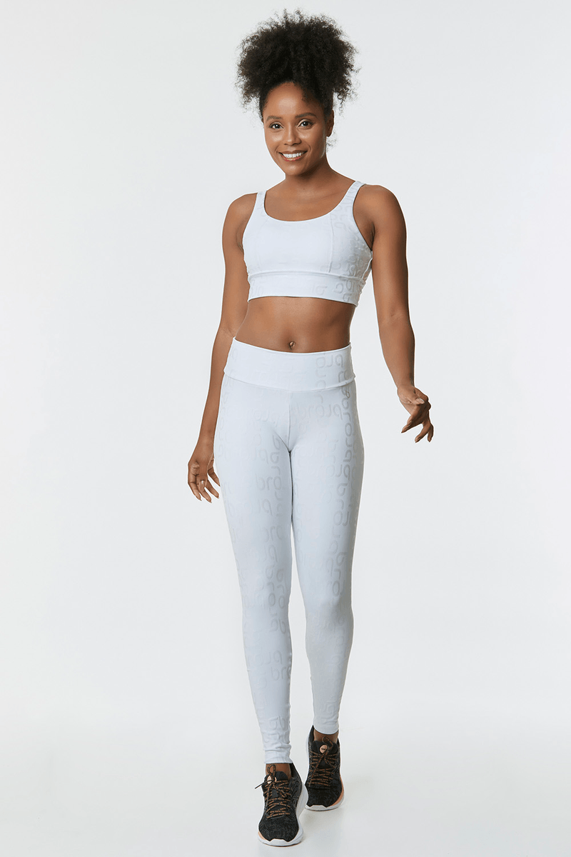 CALÇA LEGGING BRO BRANCO/TEXTURA