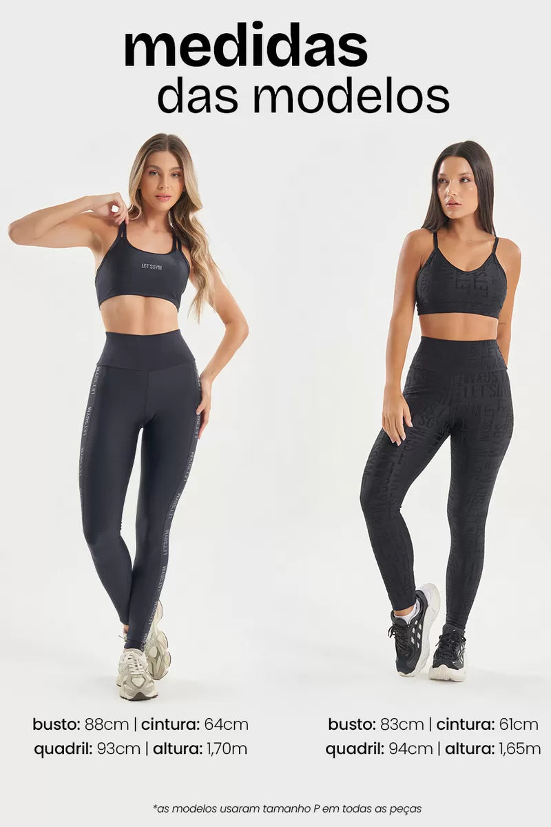 Top Bright Preto Lets Gym