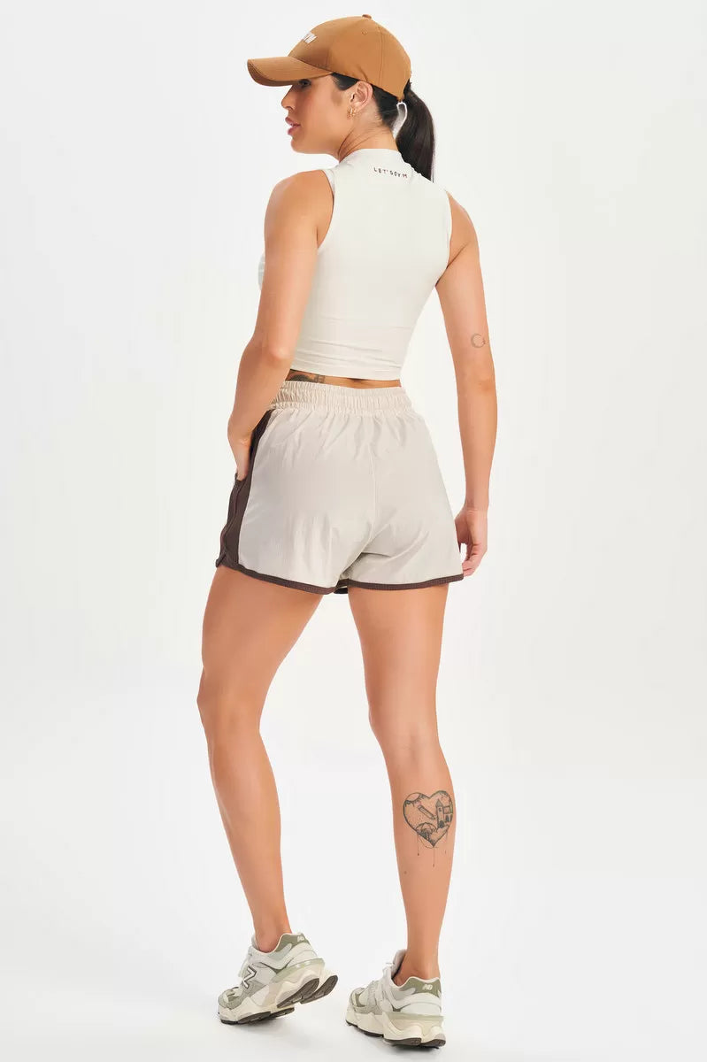 Cropped Up Off White Lets Gym Cropped - Off White