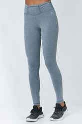 CALÇA LEGGING BABY SUPLEX CINZA MESCLA CLARO