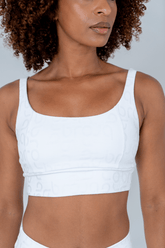 TOP FITNESS BRO BRANCO/TEXTURA