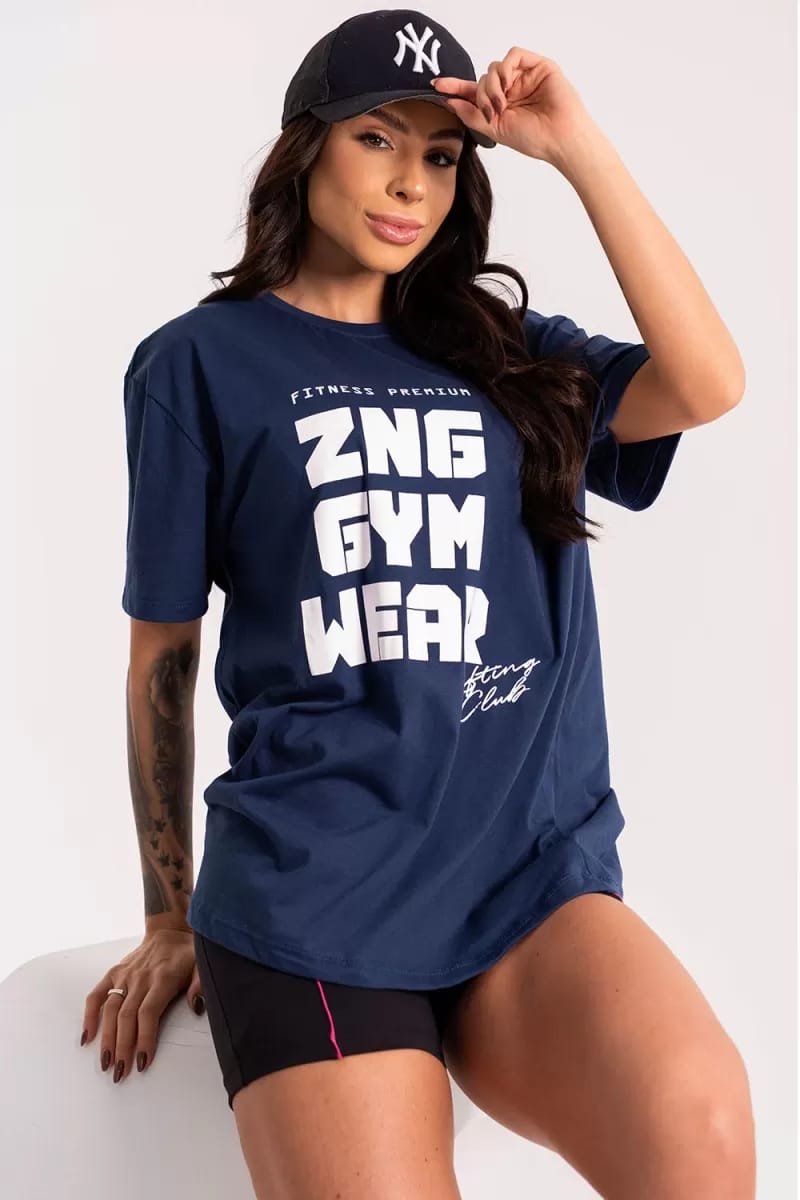 T-SHIRT LIFTING CLUB BLUE ZNG Blusa - Azul
