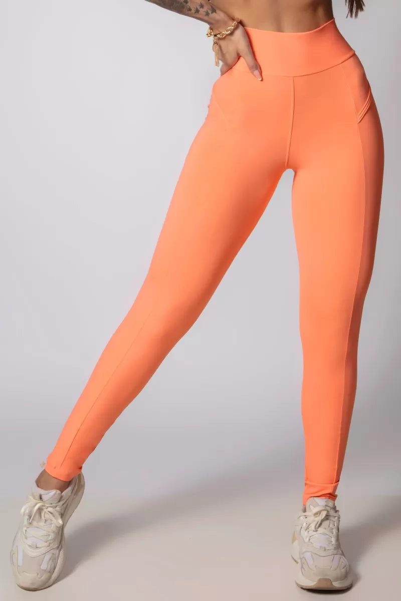 Legging Strong Laranja Hipkini Calça Legging - Laranja