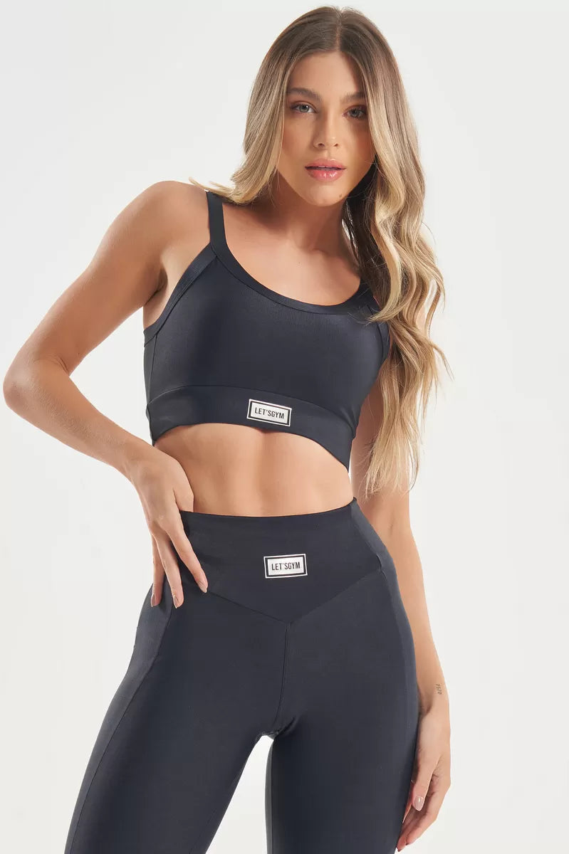 Top Bright Preto Lets Gym