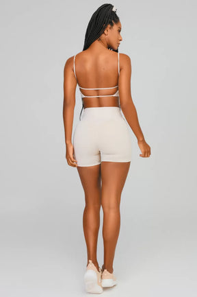 Short Basic Velocity Off White Lets Gym Shorts - Off White
