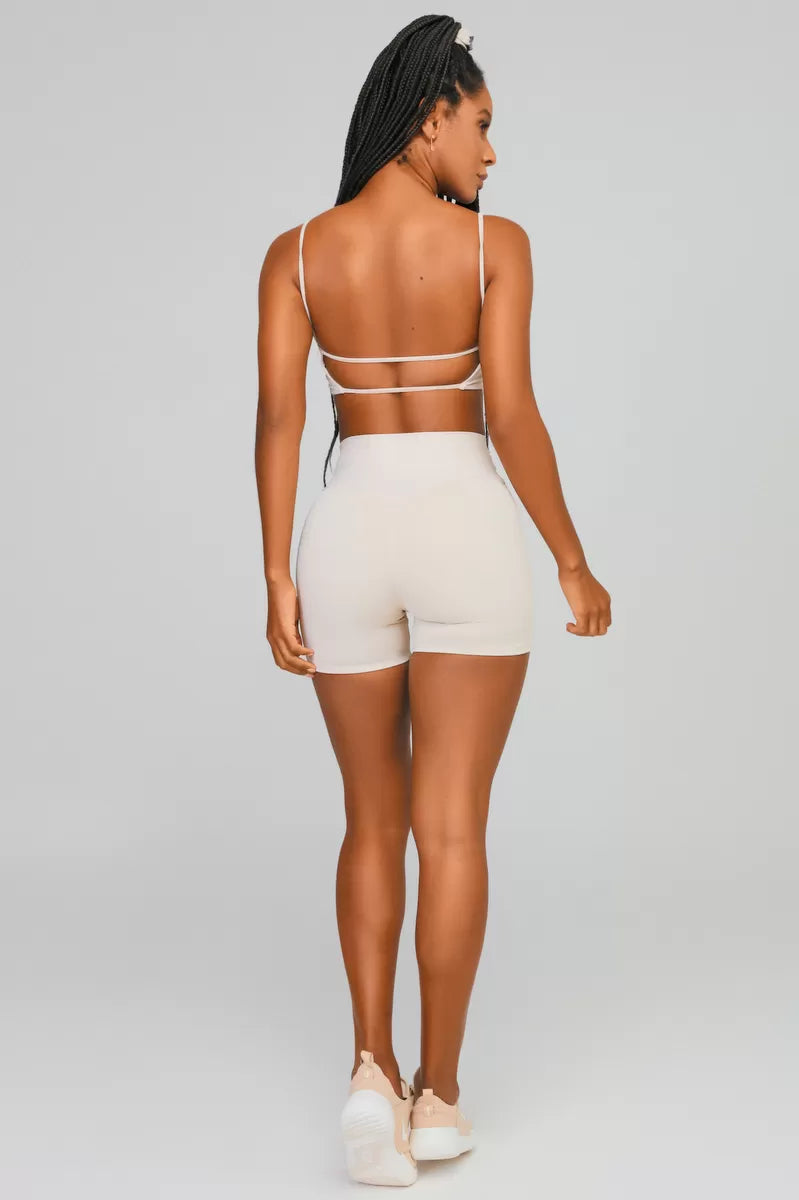 Short Basic Velocity Off White Lets Gym Shorts - Off White