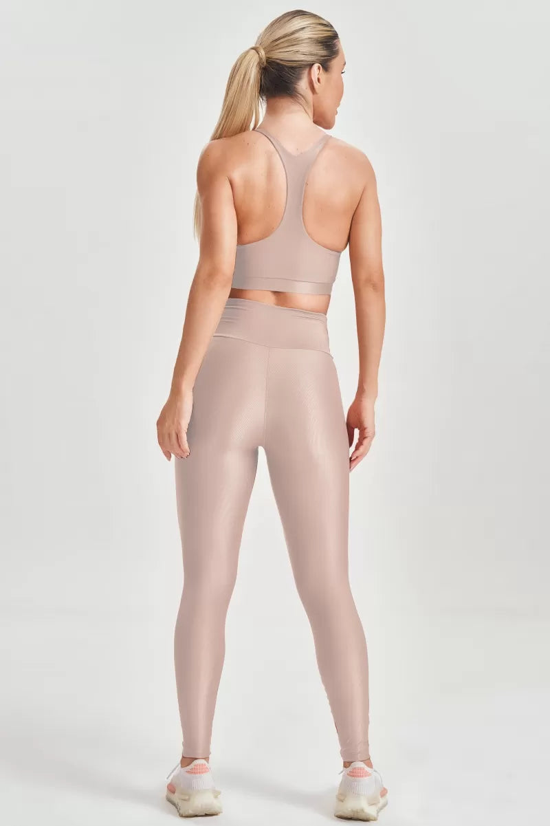 Legging Just Nude Lets Gym Calça Legging - Bege