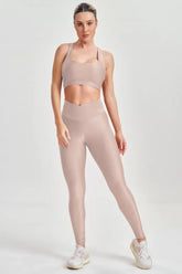 Legging Just Nude Lets Gym Calça Legging - Bege