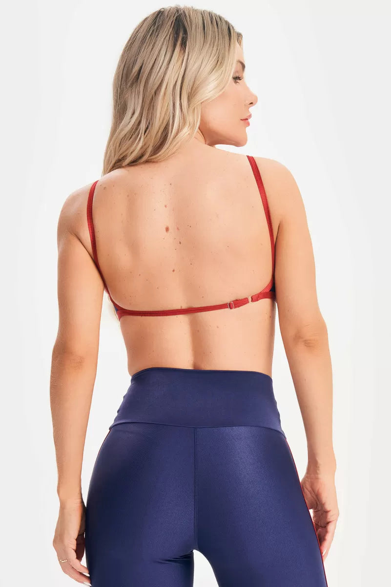 Top Hit Azul Marinho Lets Gym Top - Azul