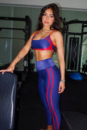 Legging Hit Azul Marinho Lets Gym Calça Legging - Azul