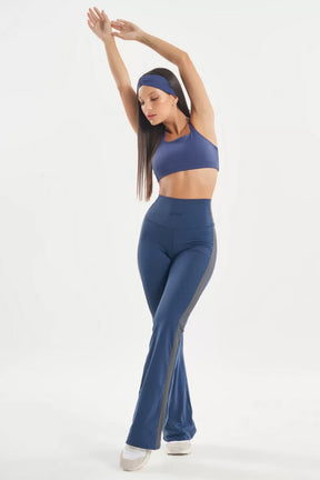 Calça Flare Soft Balance Azul Escuro Lets Gym