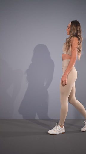 Legging Basic Colors Nude Lets Gym Calça Legging - Bege