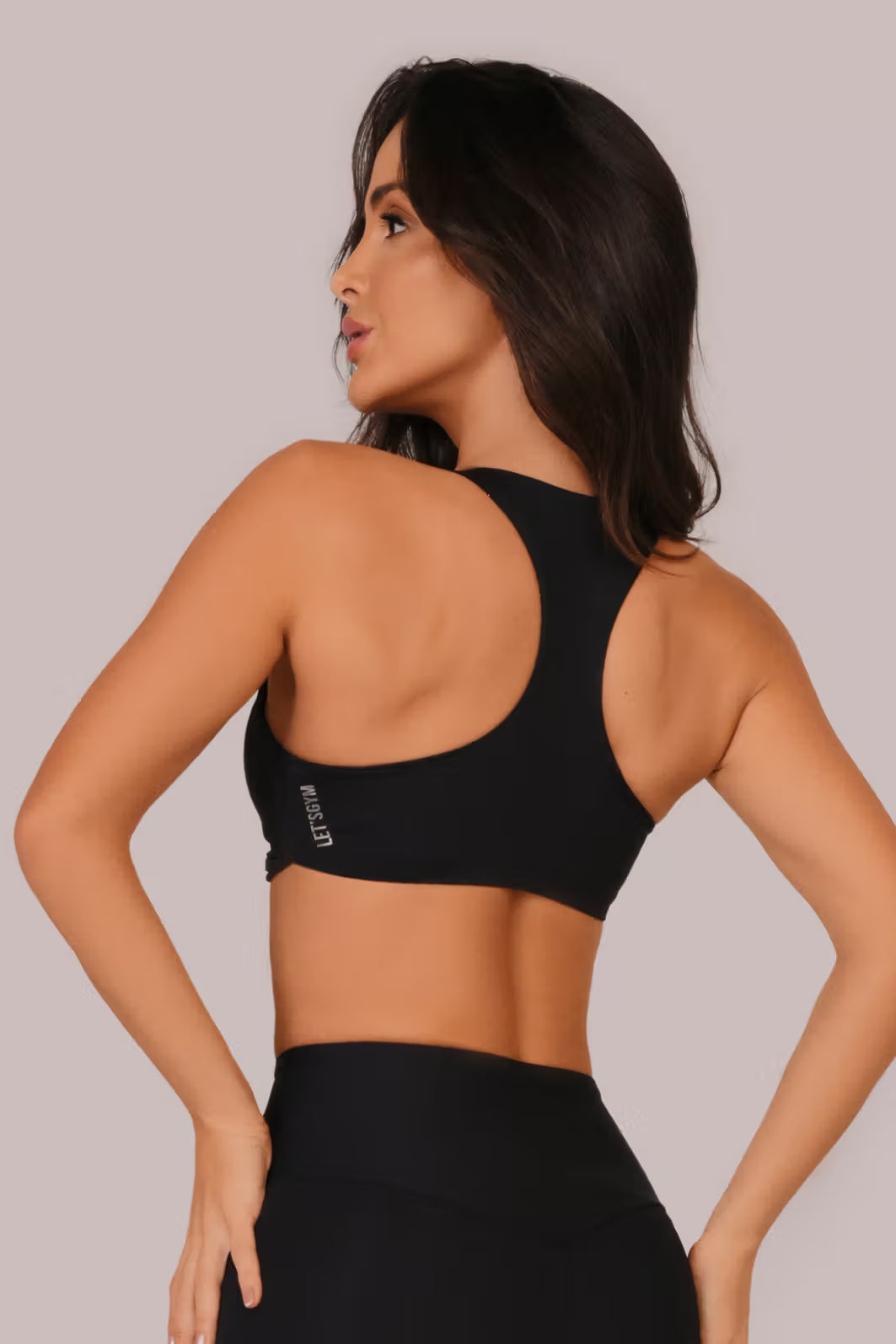 TOP DROP PRETO LETS GYM