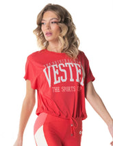 Blusa Manga Curta Dry Fit Glimmer Tomate Vermelho vestem