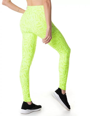 Legging Fuso Embolden Vestem Amarelo Neon Vestem