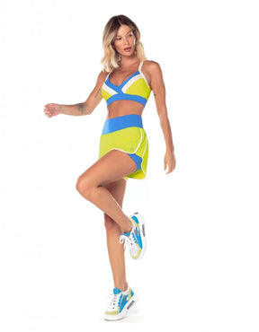 Shorts Running Estela Carambola Vestem