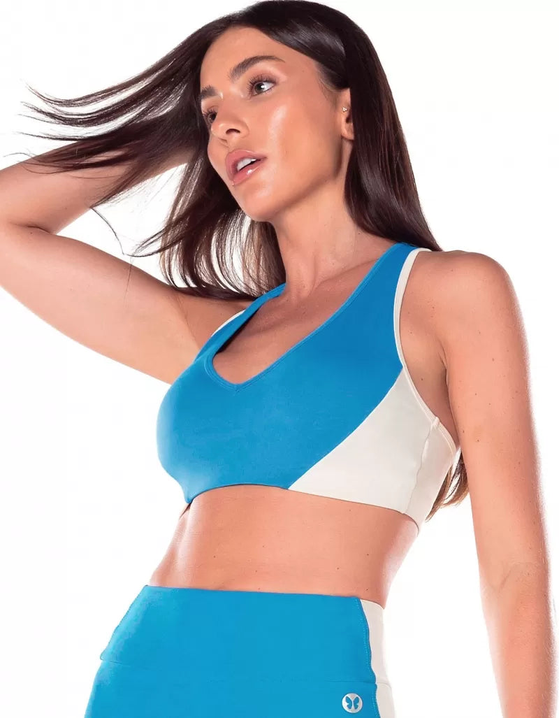 Top Costas Nadador Aurora Azul Enseada Vestem