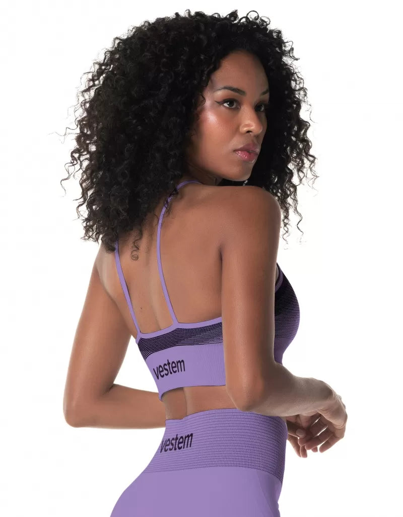 Top Rita Lavanda Neon Vestem Top - Lilás