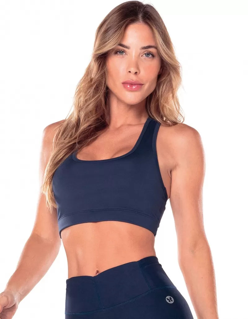 Top Seducao Azul Marinho Vestem