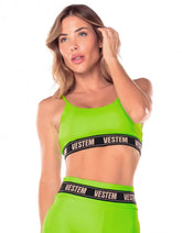 Top Elástico Personalizado Hera Verde Neon