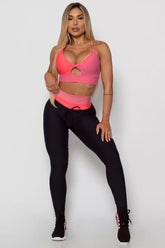 CALÇA DUAL PINK ZNG Calça Legging - Preto