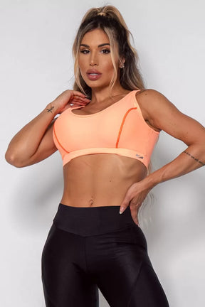 TOP NEAT ORANGE ZNG Top - Laranja