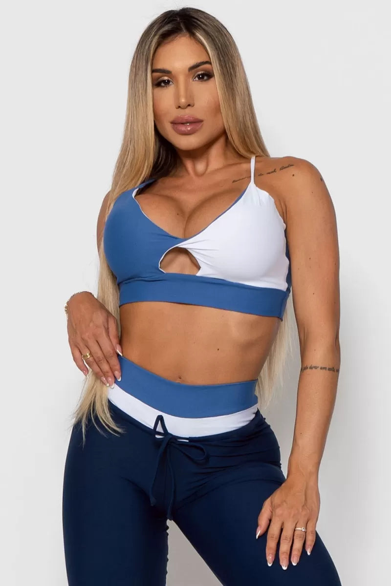 TOP DUAL BLUE ZNG Top - Azul